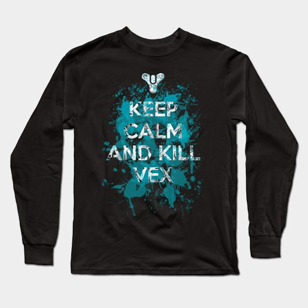 KEEP CALM AND KILL V.E.X Long Sleeve T-Shirt by ZuleYang22